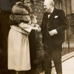 Product image: POSTWAR Original PRESS PHOTOGRAPH of Winston Churchill