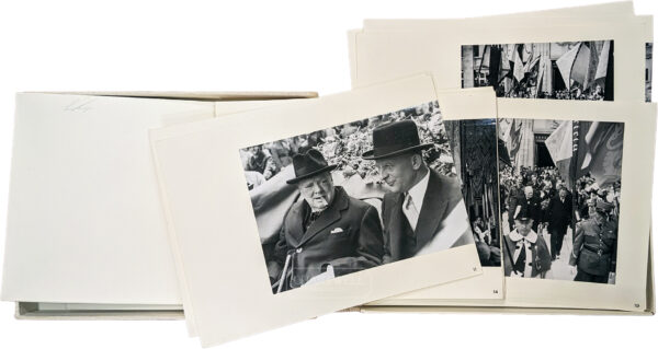 Product image: Framed SIGNED PHOTOGRAPH of WINSTON CHURCHILL