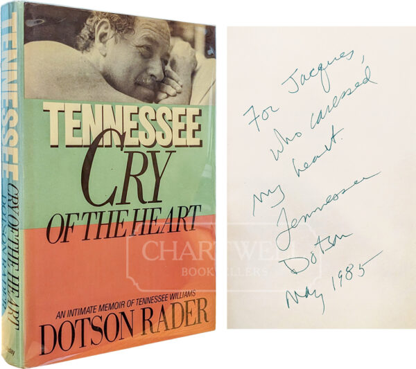 Product image: TENNESSEE: Cry of the Heart, an Intimate Memoir
