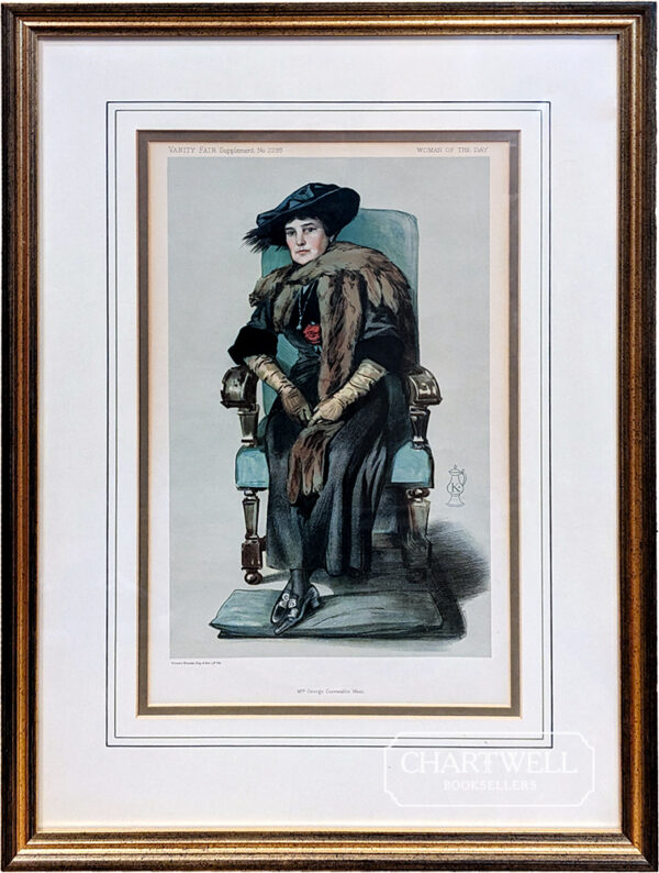 Product image: Framed Original VANITY FAIR PRINT of Winston Churchill's Mother