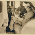 Product image: WORLD WAR II ORIGINAL PRESS PHOTOGRAPH OF WINSTON CHURCHILL