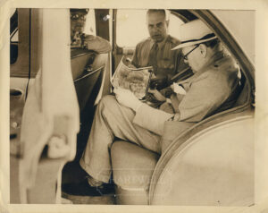 Product image: WORLD WAR II ORIGINAL PRESS PHOTOGRAPH OF WINSTON CHURCHILL