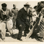 Product image: WORLD WAR II ORIGINAL PRESS PHOTOGRAPH OF WINSTON CHURCHILL