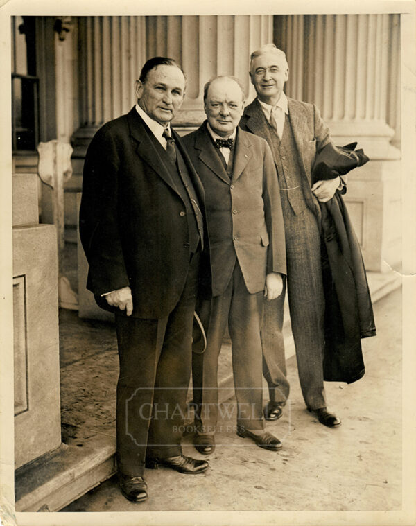 Product image: BETWEEN-THE-WARS ORIGINAL PRESS PHOTOGRAPH OF WINSTON CHURCHILL